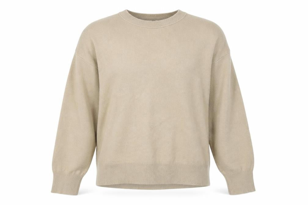 Womens UK Size XS Uniqlo Beige Pullover Jumper