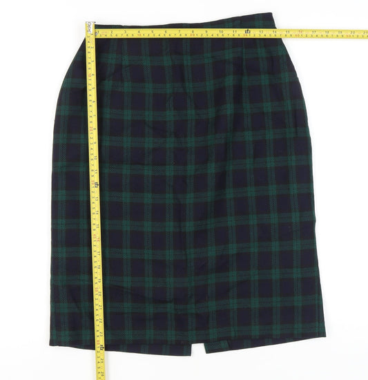 Marks and Spencer Women’s Multicoloured Wool Pencil Skirt UK14