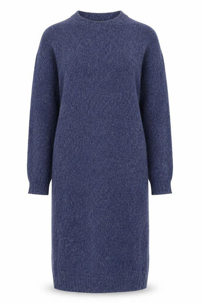 Compania Fantastica Women’s Blue Knit Jumper Dress Size S Knee Length