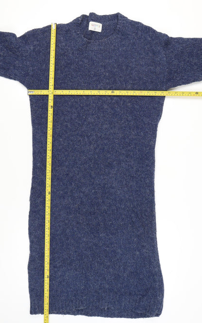 Compania Fantastica Women’s Blue Knit Jumper Dress Size S Knee Length