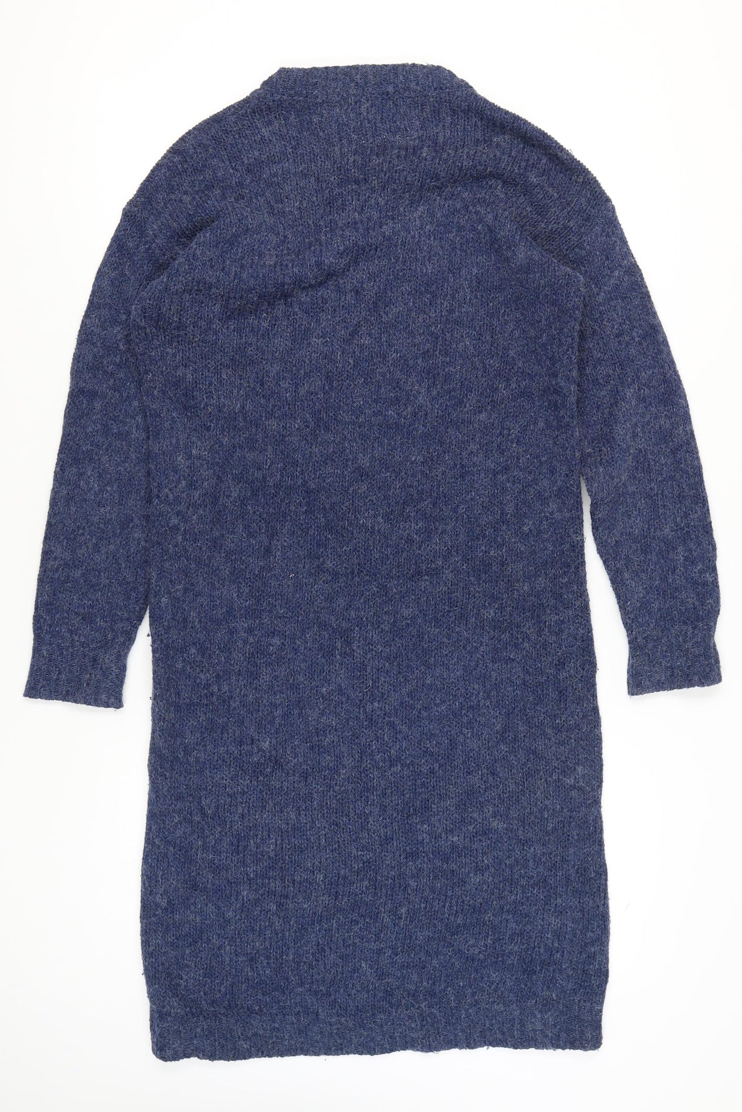 Compania Fantastica Women’s Blue Knit Jumper Dress Size S Knee Length