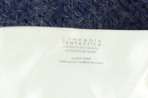 Compania Fantastica Women’s Blue Knit Jumper Dress Size S Knee Length