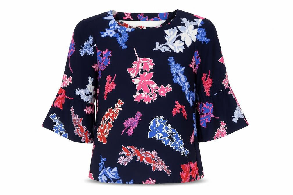 Womens UK Size 10 Marks and Spencer Multicoloured Basic Blouse