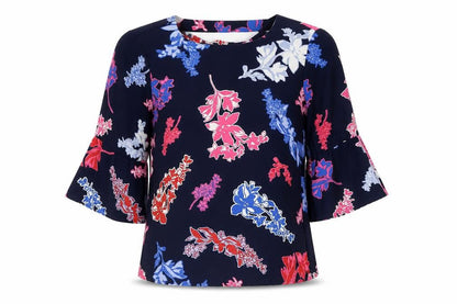 Womens UK Size 10 Marks and Spencer Multicoloured Basic Blouse