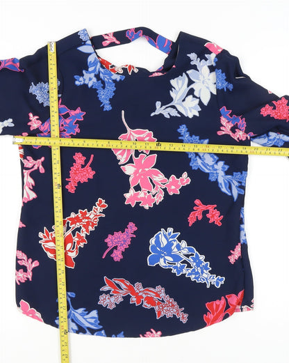 Womens UK Size 10 Marks and Spencer Multicoloured Basic Blouse