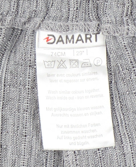 Womens UK Size 20 Damart Regular Fit Casual Travel Grey Trousers