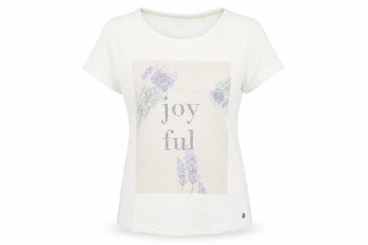 Womens UK Size 8 s.Oliver White Basic T-Shirt