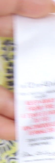 Miss Selfridge Women’s Yellow Floral A-Line High Rise Skirt UK 12