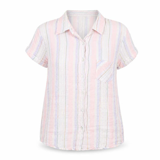Womens UK Size 16 Phase Eight Multicoloured Basic Button-Up