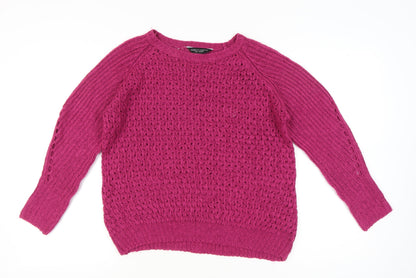 Womens UK Size 14 Dorothy Perkins Pink Pullover Jumper