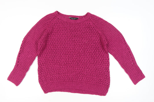 Womens UK Size 14 Dorothy Perkins Pink Pullover Jumper