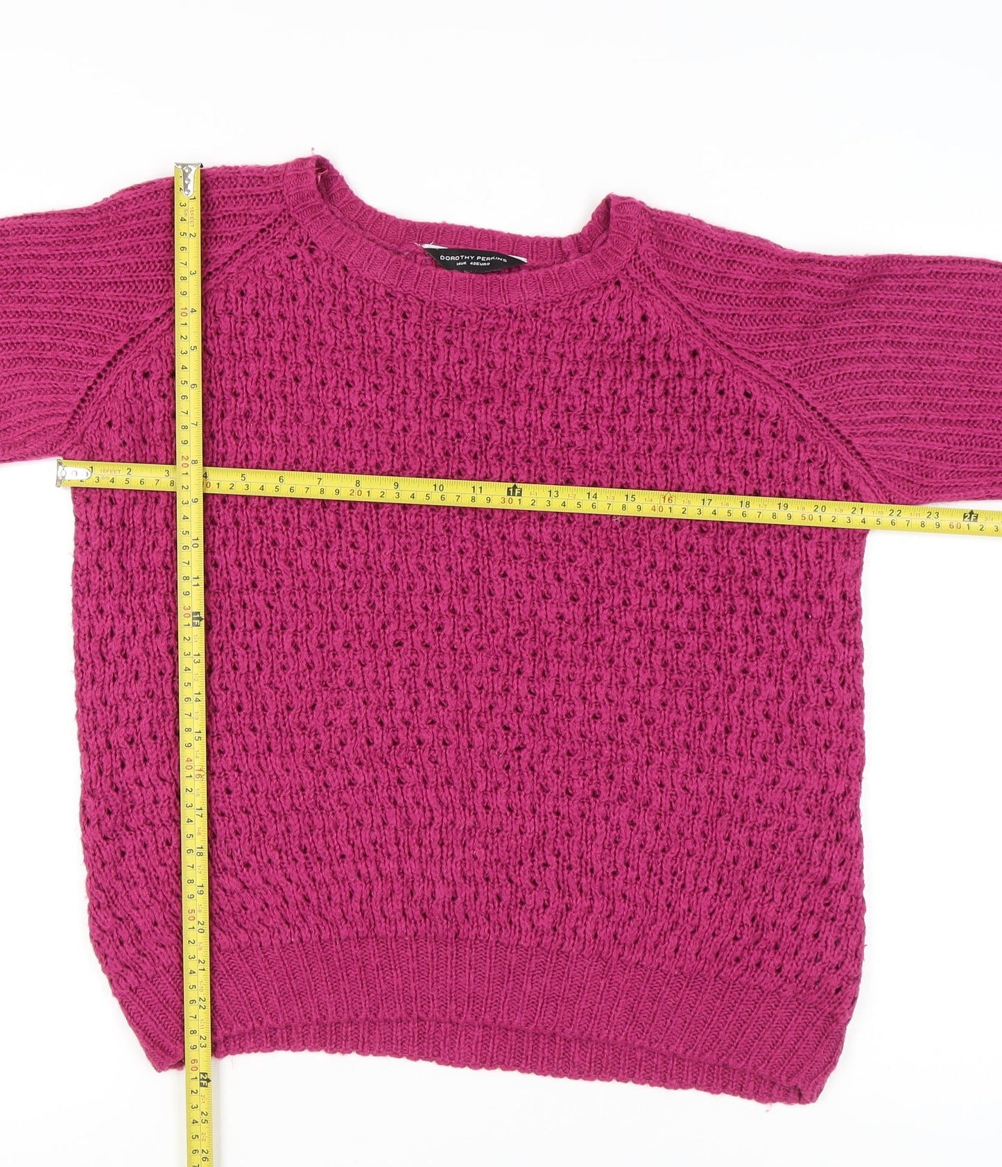 Womens UK Size 14 Dorothy Perkins Pink Pullover Jumper