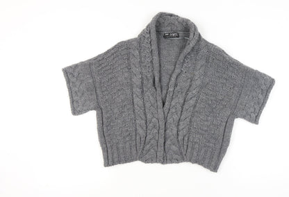 Womens UK Size 12 Marks and Spencer Grey Cardigan Jumper