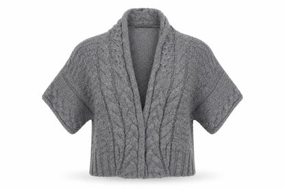 Womens UK Size 12 Marks and Spencer Grey Cardigan Jumper