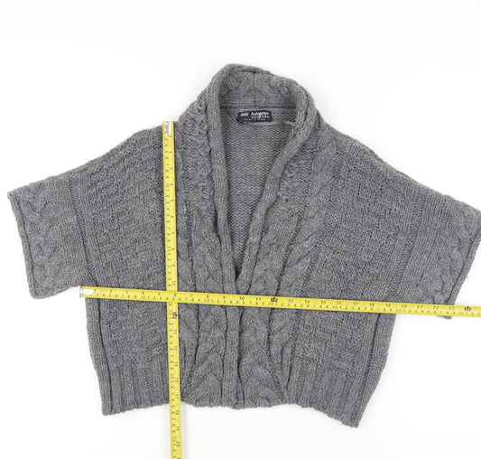 Womens UK Size 12 Marks and Spencer Grey Cardigan Jumper