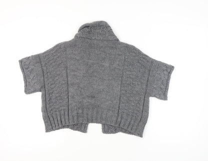 Womens UK Size 12 Marks and Spencer Grey Cardigan Jumper