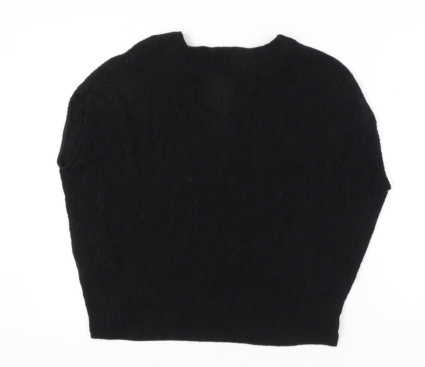 Womens UK Size L French Connection Black Basic Blouse