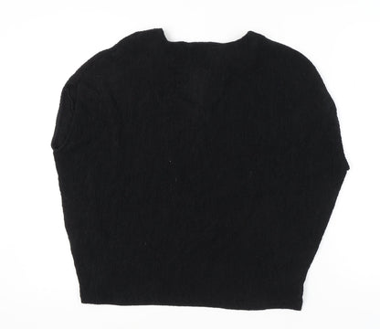 Womens UK Size L French Connection Black Basic Blouse