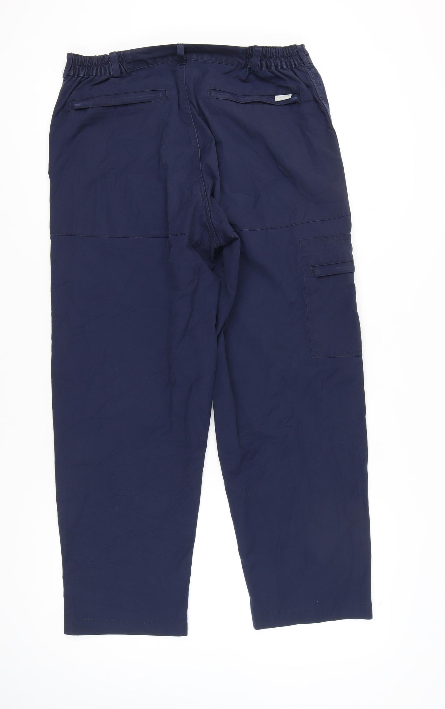 Regatta Men's Blue Cargo Trousers 39W 29L Straight Leg Pockets