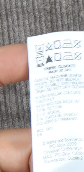 Marks and Spencer Men’s Brown Corduroy Trousers 32x29 Regular Fit