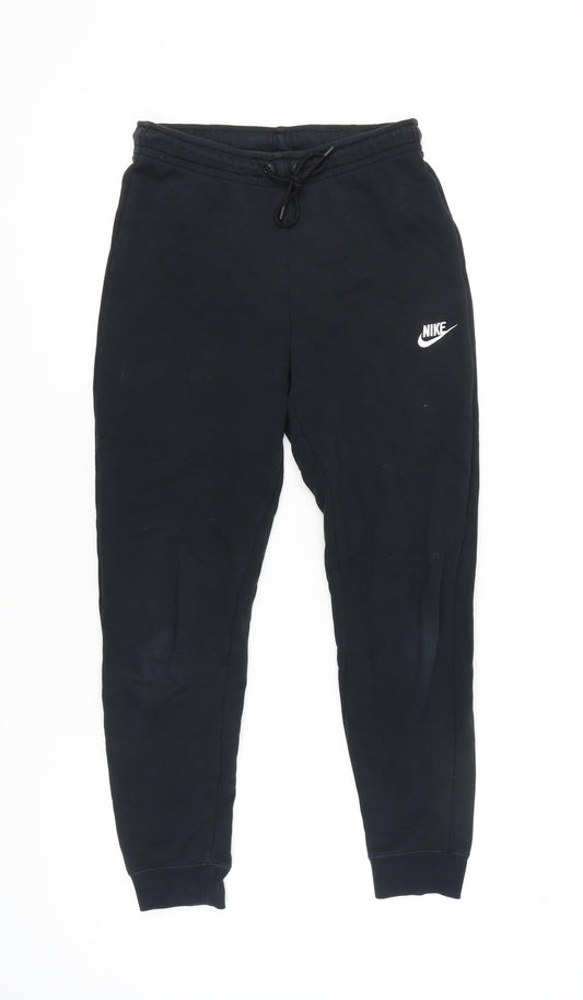 Nike Women’s Black Joggers Small Regular Fit Elastic Waist Pockets