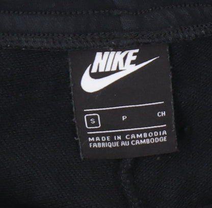 Nike Women’s Black Joggers Small Regular Fit Elastic Waist Pockets