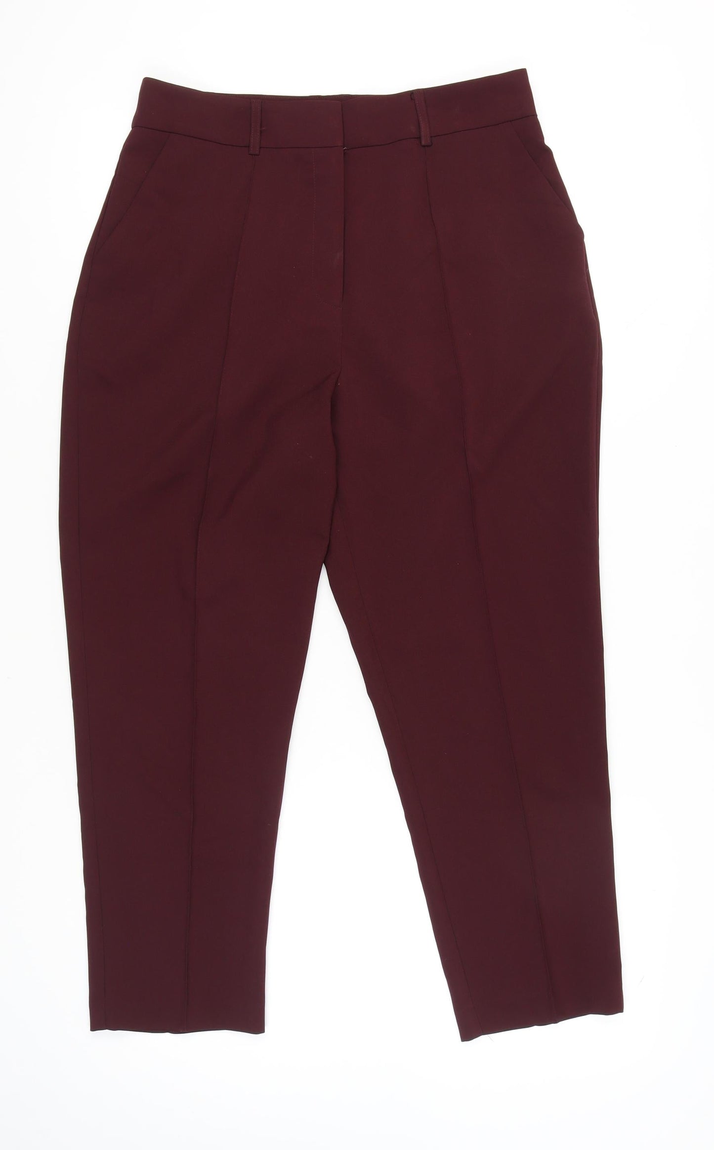 ASOS DESIGN Women’s Red Size 14 Ankle Tapered Trousers Workwear