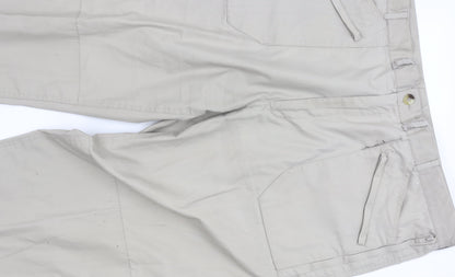 Regatta Men's Beige Cargo Trousers 32W 31L Regular Fit Outdoor