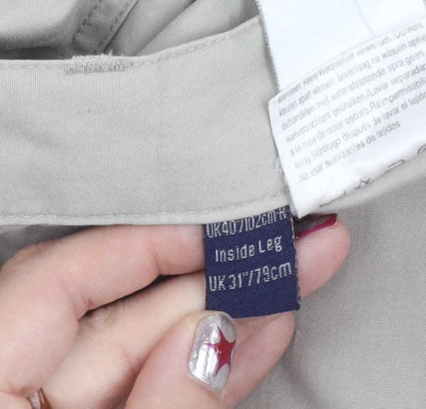 Regatta Men's Beige Cargo Trousers 32W 31L Regular Fit Outdoor