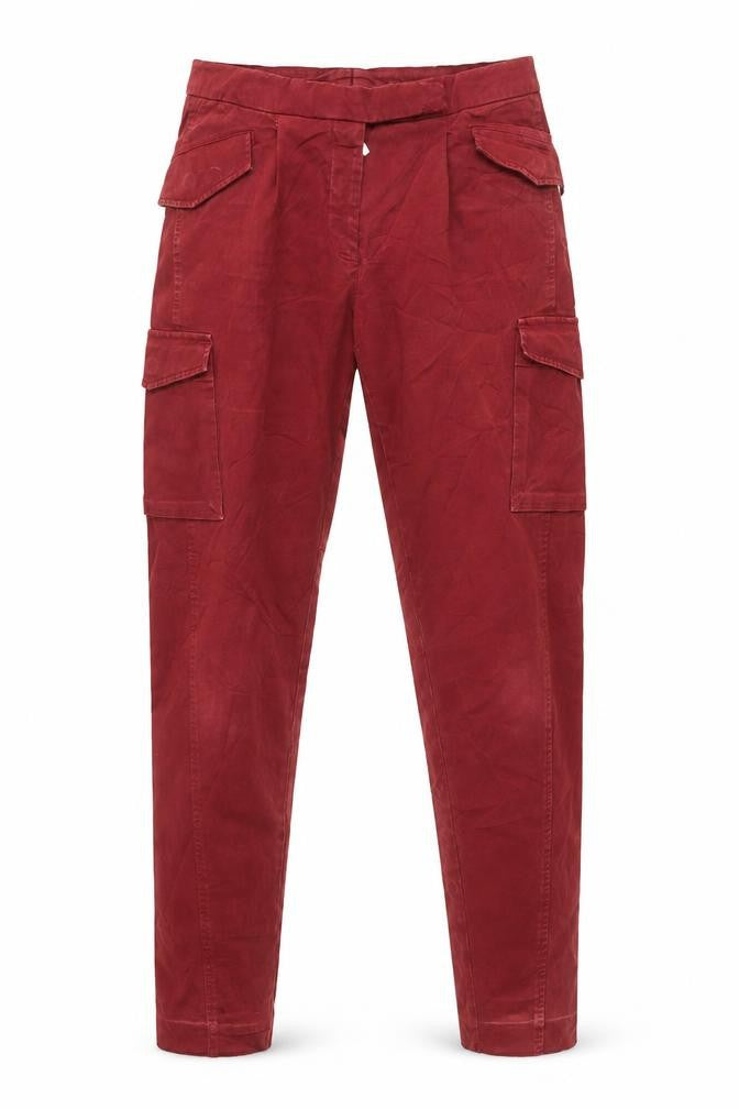 Mens UK Size M Allegri  Cargo Red Trousers
