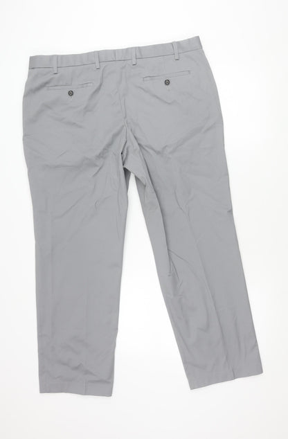 Marks and Spencer Men’s Grey 40x29 Tailored Fit Chino Trousers