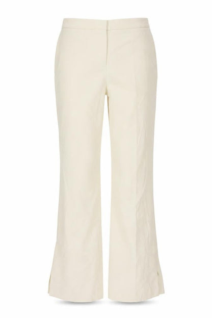 Womens UK Size S Zara Regular Fit Casual Workwear Beige Trousers