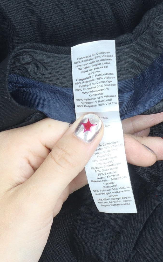 Next Men's Black Dress Pants Trousers 28W 29L Formal Straight Leg