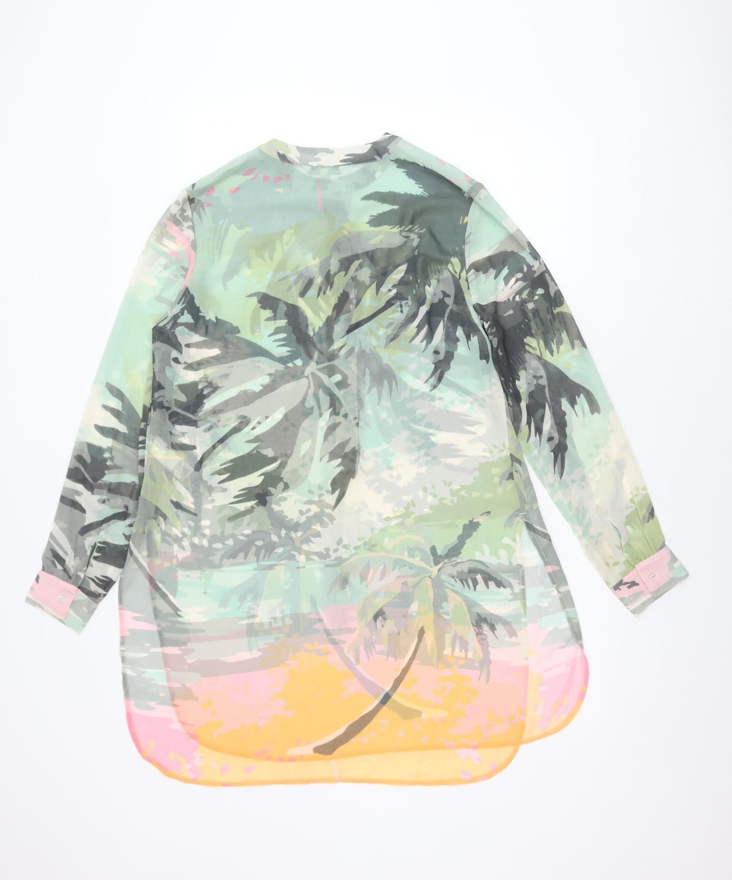 Next Women’s Multicoloured Floral Shift Chiffon Dress Size 12