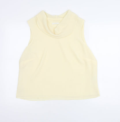 Womens UK Size 18 Marks and Spencer Yellow Basic Blouse