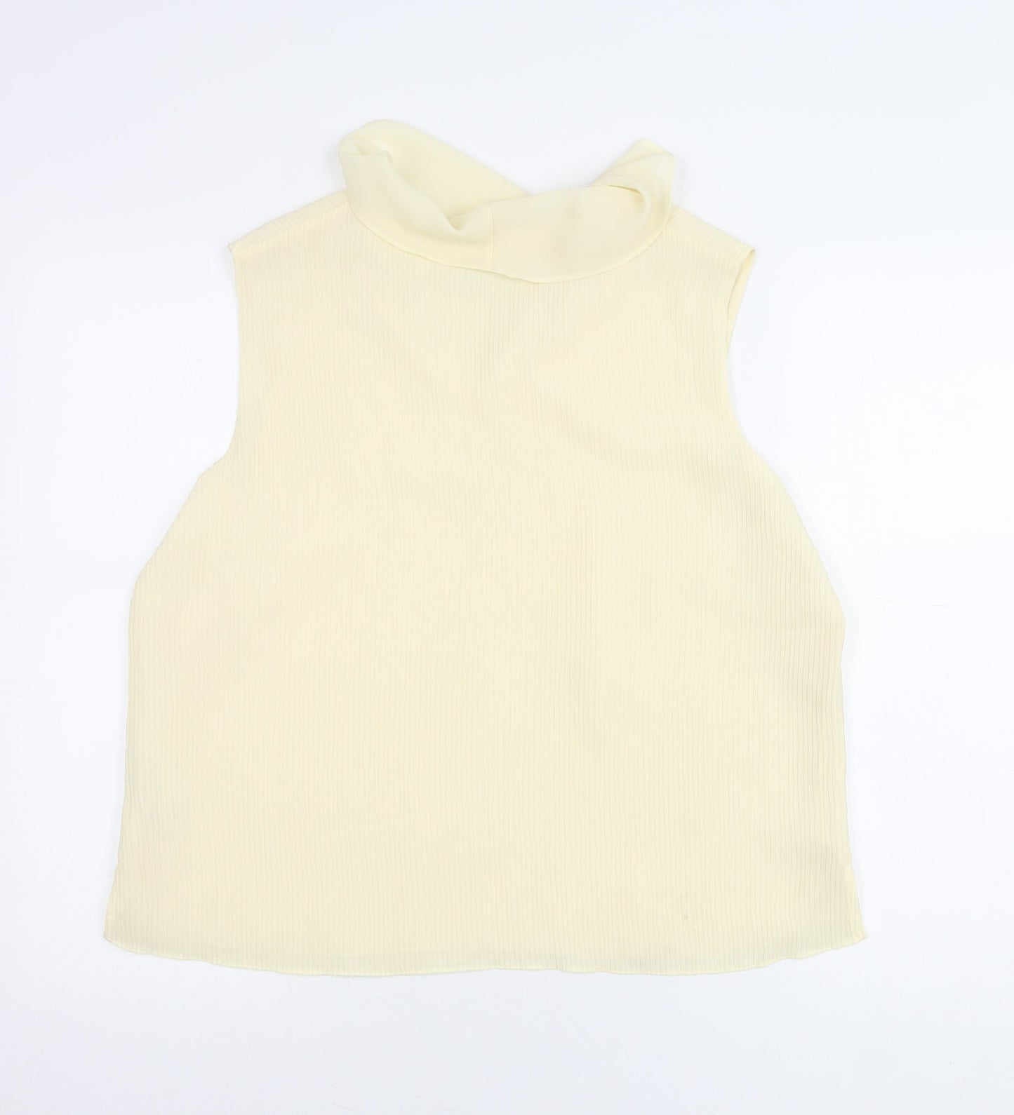 Womens UK Size 18 Marks and Spencer Yellow Basic Blouse