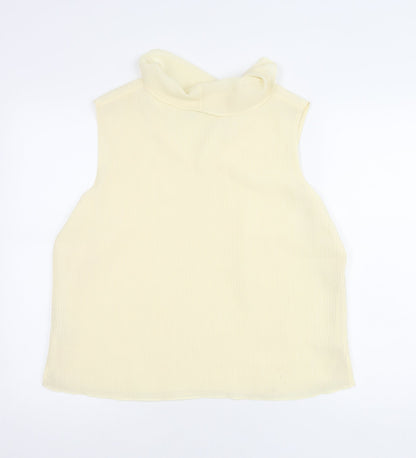 Womens UK Size 18 Marks and Spencer Yellow Basic Blouse