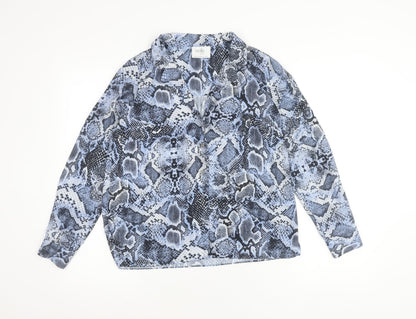 Womens UK Size 8 Wallis Blue Basic Blouse