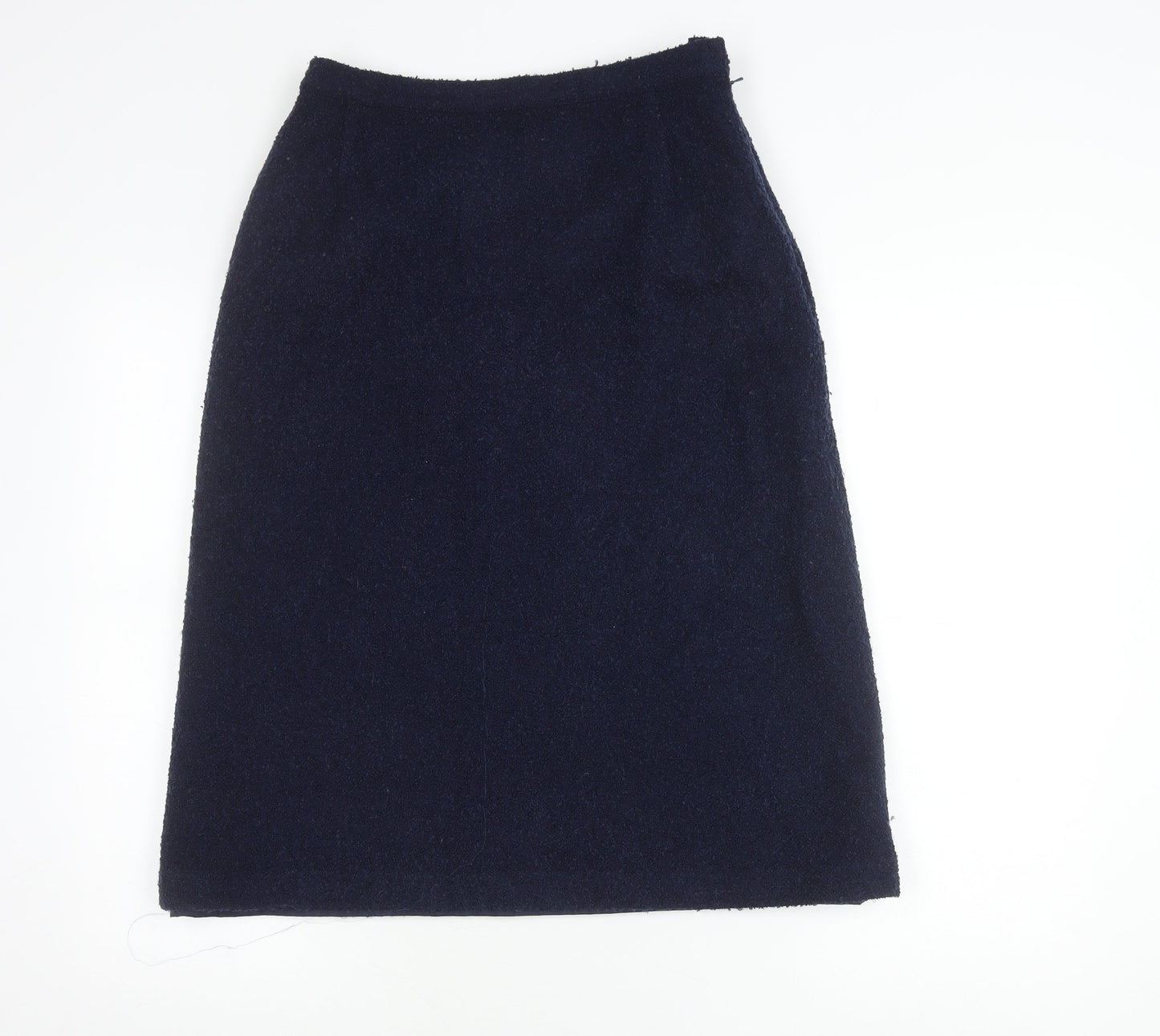 Marks and Spencer Women’s Blue Size 14 Midi Pencil Skirt Lined Vintage