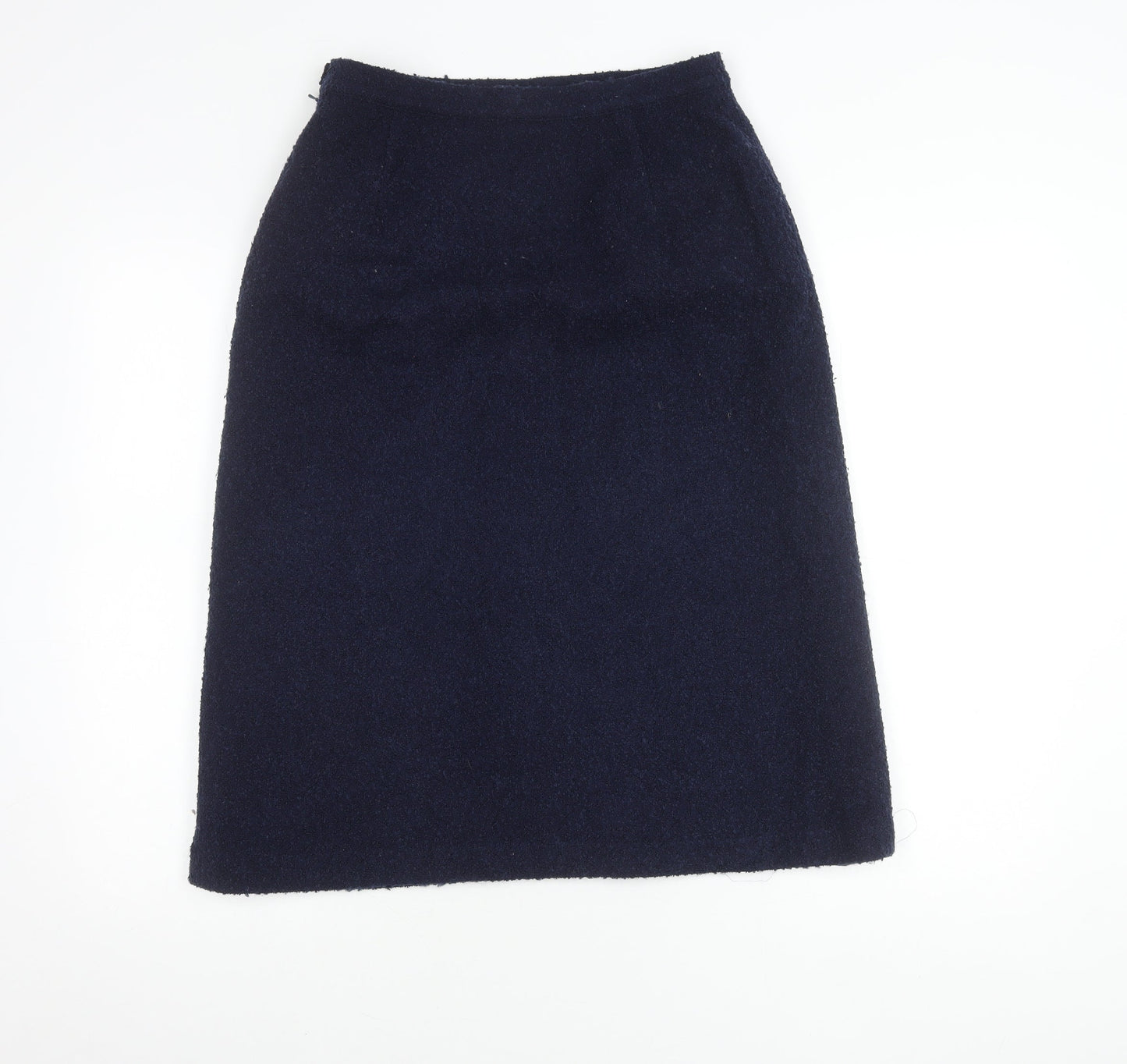 Marks and Spencer Women’s Blue Size 14 Midi Pencil Skirt Lined Vintage
