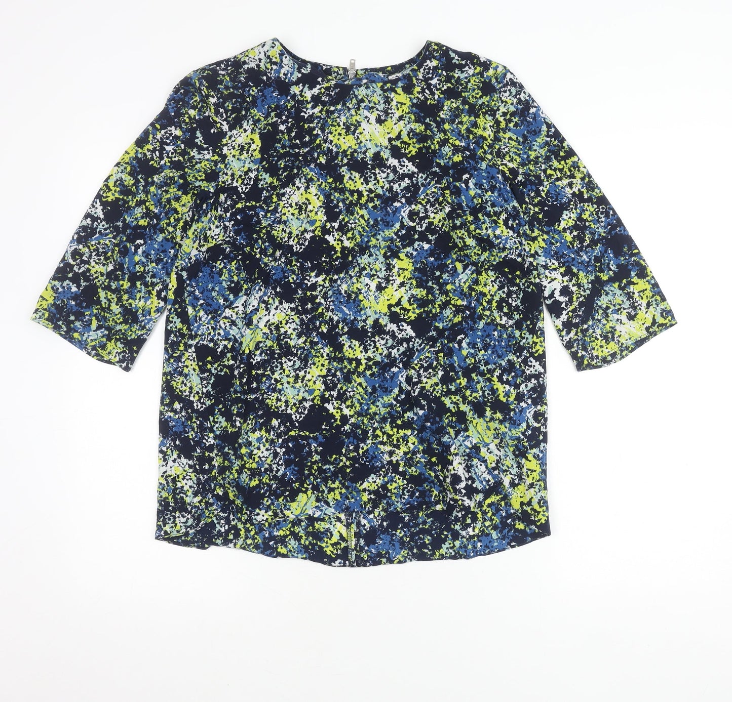Womens UK Size 12 Warehouse Multicoloured Basic Blouse