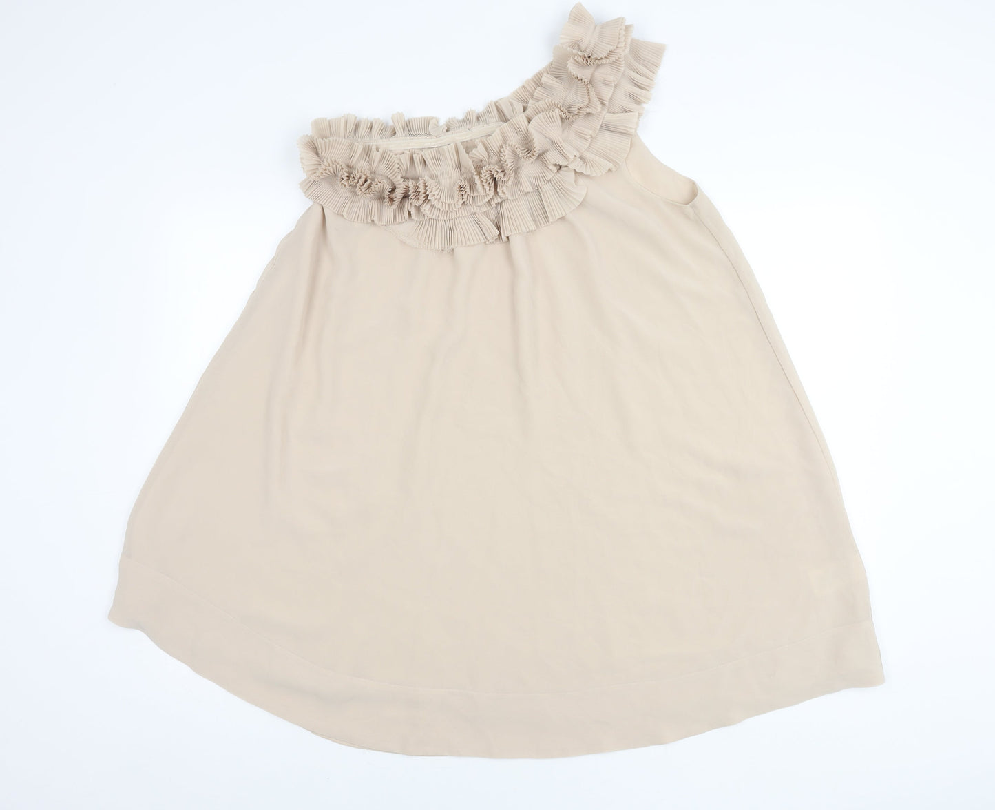 Womens UK Size 10 H&M Beige Camisole Blouse