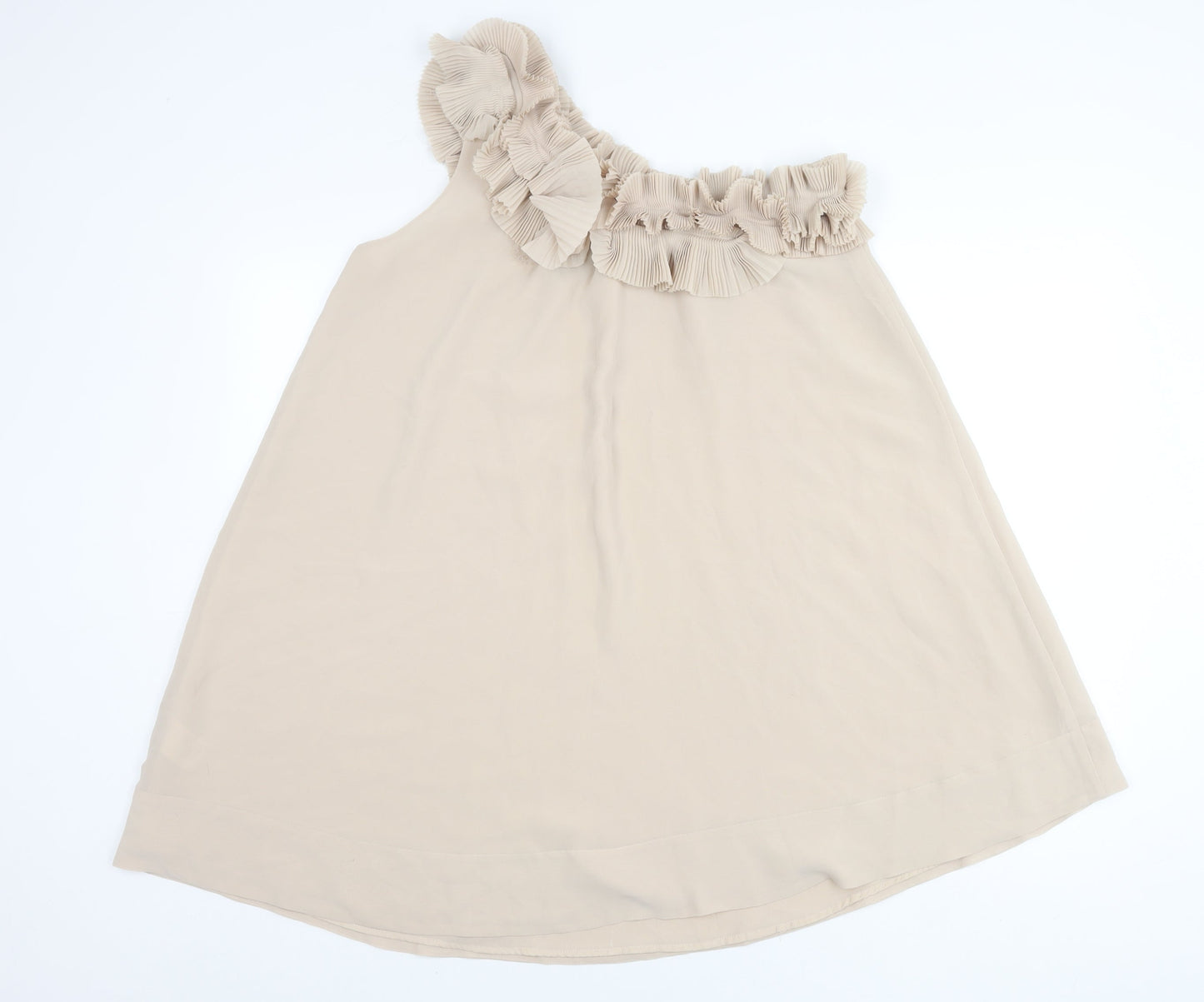 Womens UK Size 10 H&M Beige Camisole Blouse