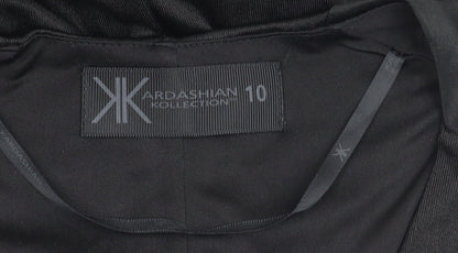 Kardashian Kollection Women's Black Size 10 Strapless Bodycon Dress