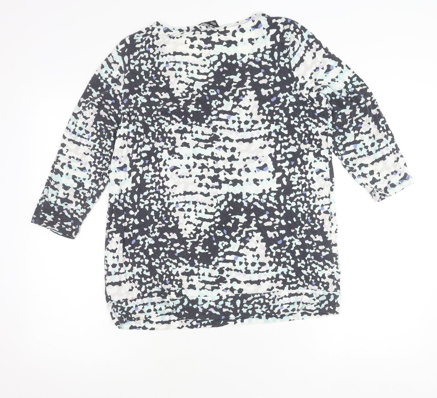 Womens UK Size 16 Marks and Spencer Multicoloured Basic T-Shirt