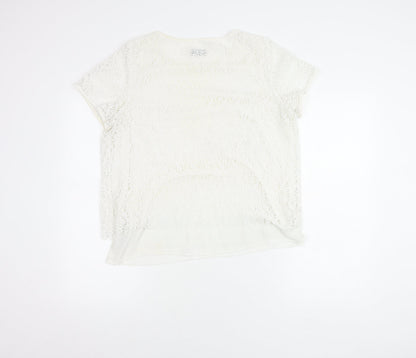 Womens UK Size 14 Marks and Spencer Ivory Basic Blouse