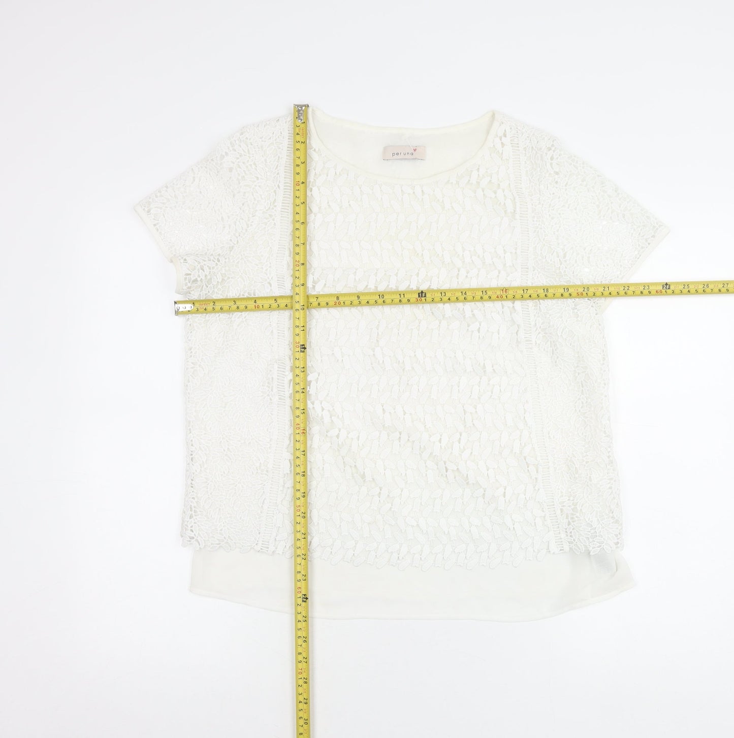 Womens UK Size 14 Marks and Spencer Ivory Basic Blouse