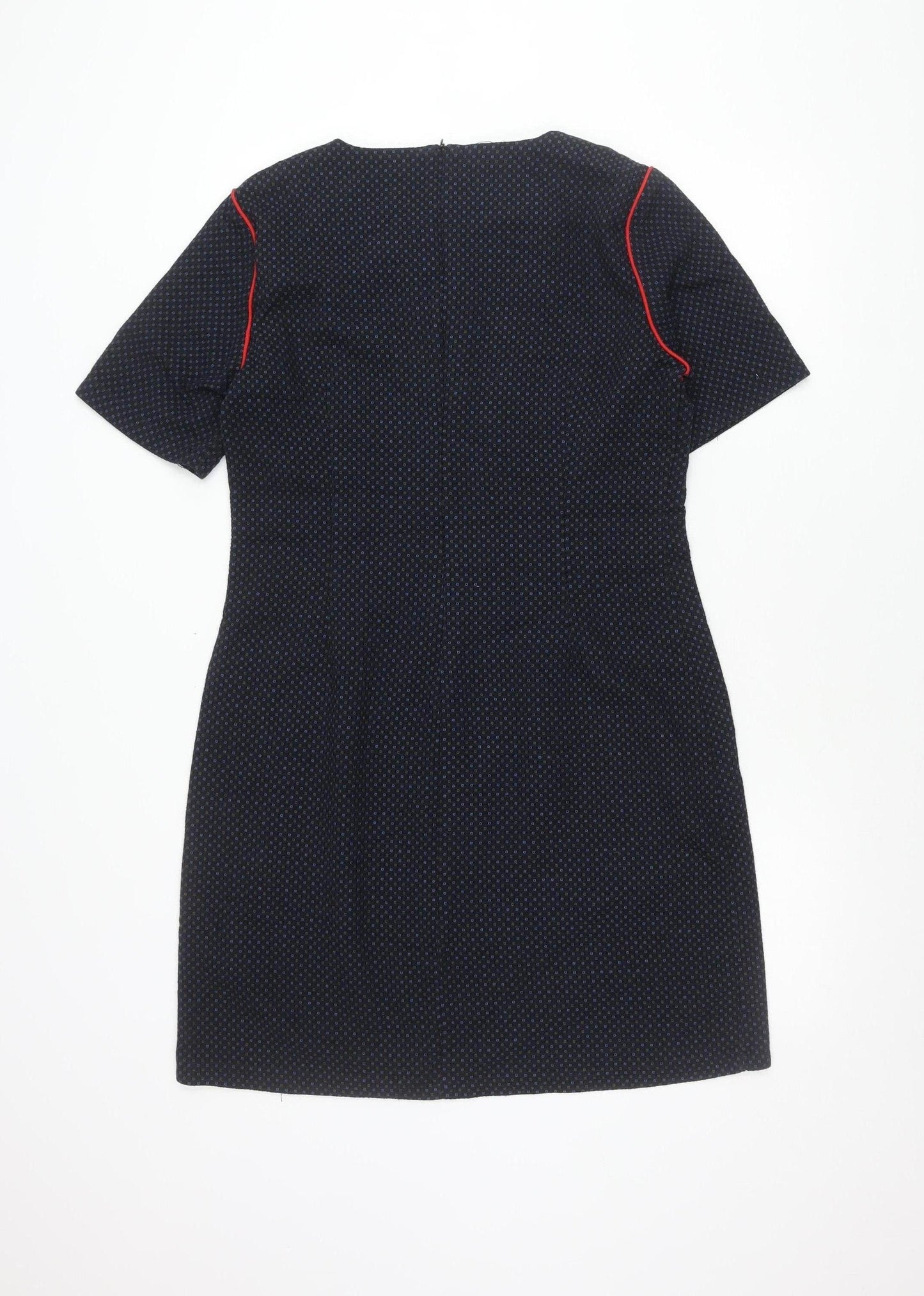 Collection London Women’s Blue Knee Length Sheath Dress Size 16