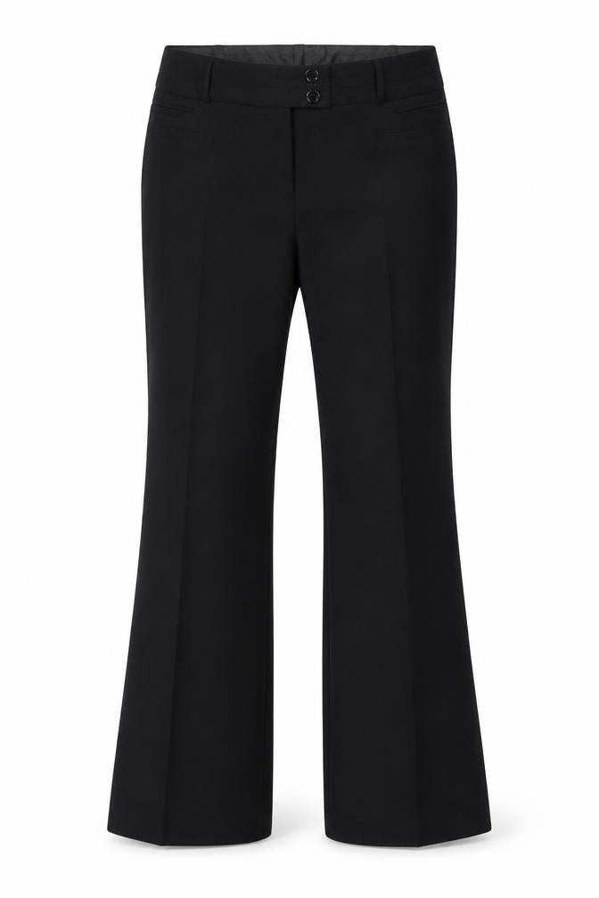 Womens UK Size 14 Dorothy Perkins Regular Fit Dress Pants Black Trousers