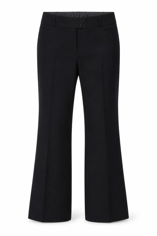 Womens UK Size 14 Dorothy Perkins Regular Fit Dress Pants Black Trousers